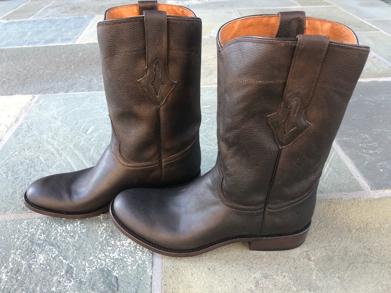 Cowboy Calf Roper Boots Size 
