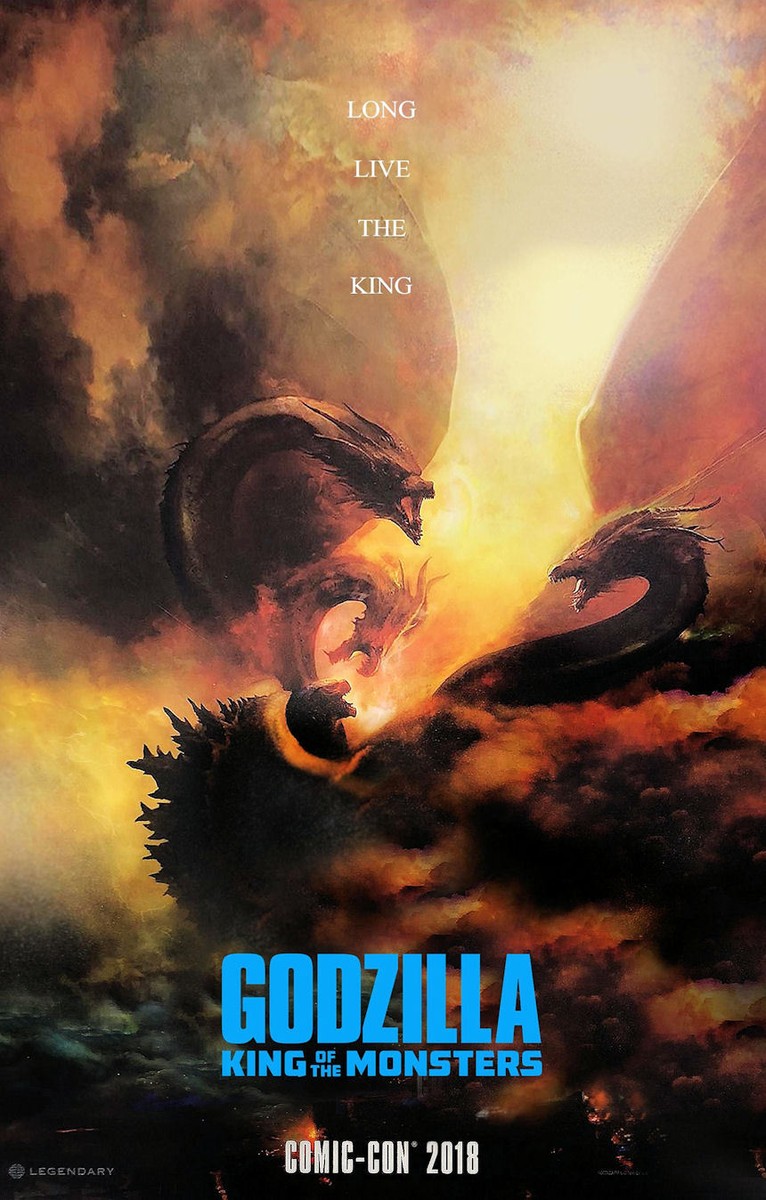 2019 Godzilla King of the Monsters Movie Poster 11x17 Kaiju