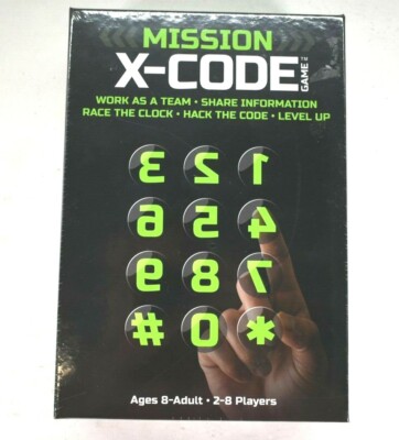 Mission X-Code Amigo Board Game Family Puzzle Code Hack Cooperative Game New