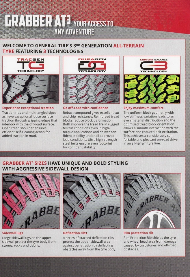 265 70 16 112H GENERAL GRABBER AT3 TYRES ALL TERRAIN 4X4 DELIVERED PRICE - Image 4 of 4
