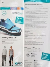 EVENUP Medical Shoe Lift Balancer Walker Boot Leveler Walking Pad Procare USA