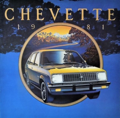 1981 Chevrolet Chevette Hatchback Coupe Hatchback Sedan Scooter Sales Brochure