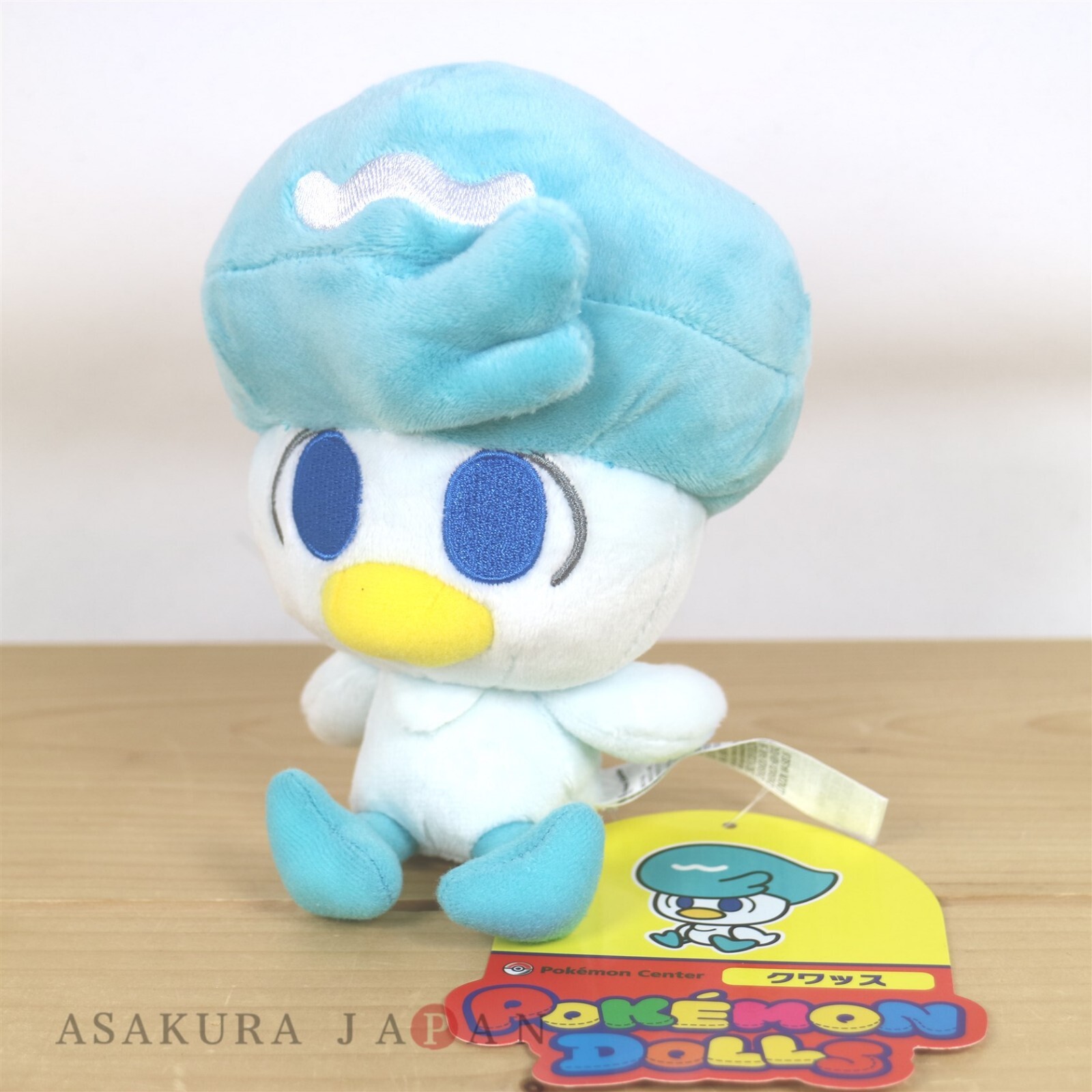 Pokemon Center Original POKEMON DOLLS Plush doll Quaxly Toy Japan