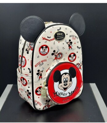 Her Universe x Disney backpack Her Universe Disney Mickey Mouse Halloween Skeleton Glow-In  main image 2