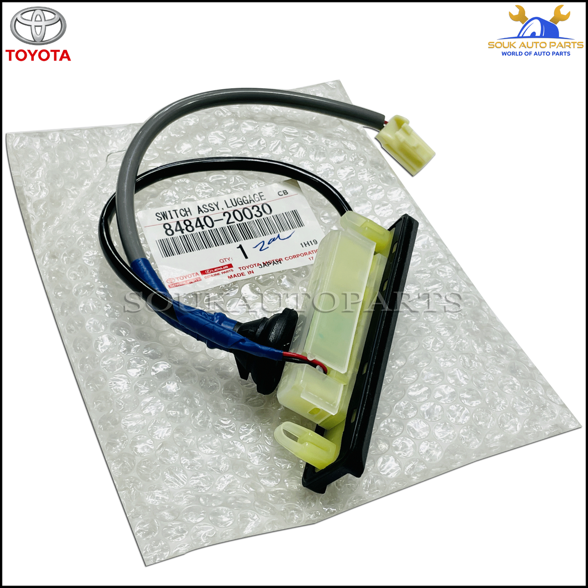 84840-20030 Genuine Toyota SWITCH ASSY, BACK DOOR OPENER