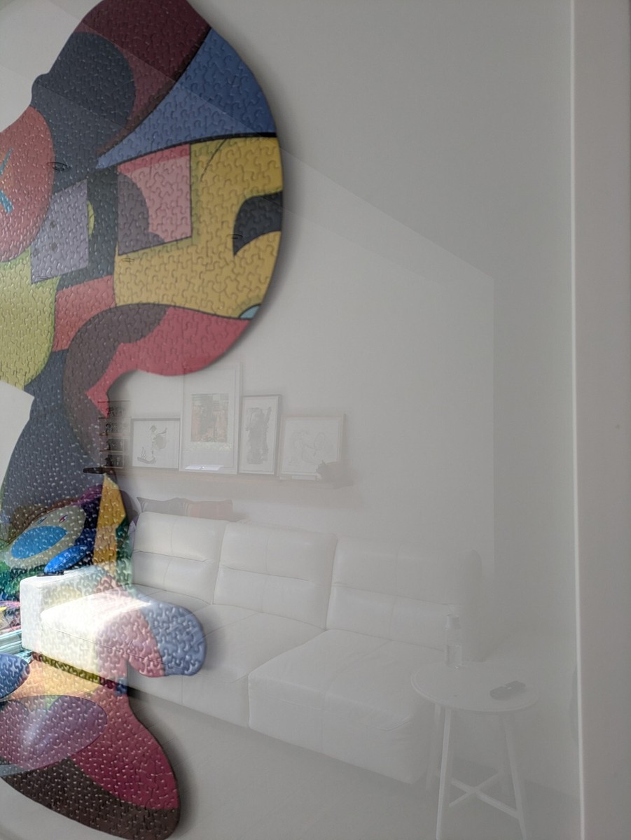 KAWS Snoopy puzzle Floating Framed 80x80 | eBay