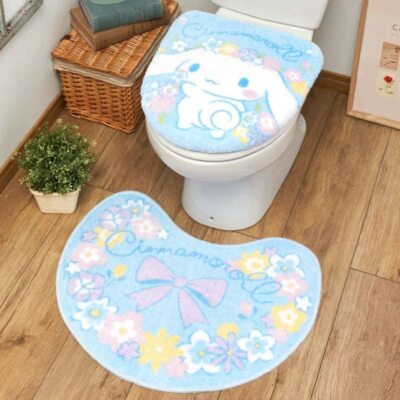 SANRIO Cinnamoroll Toilet-Cover & Mat 2-piece set from Japan | eBay