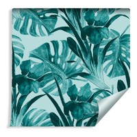 10M Vlies Tapete GrüNe Aquarell Exotische BläTter Natur Xxl 527