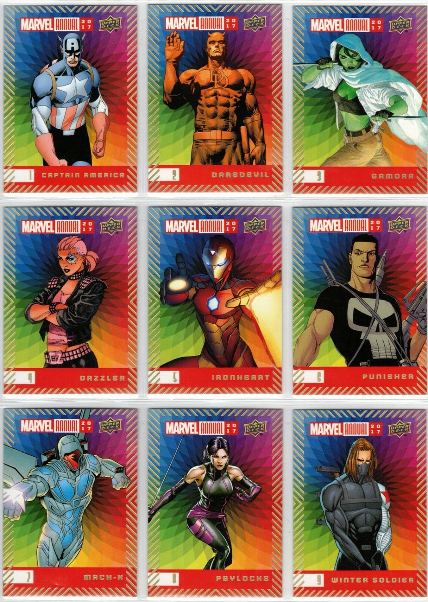 2017 Upper Deck Marvel Annual Color Wheel ePack Exclusive Foil Card, You Pick