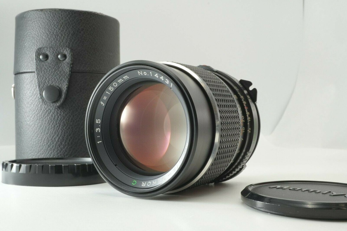 EXC+5】 Mamiya Sekor C 150mm F3.5 Telephoto Lens w/ Case from