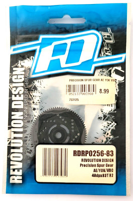Revolution Design Precision Spur Gear AE/YOK/VBC 48dpx83T R2 RDRP0256-83