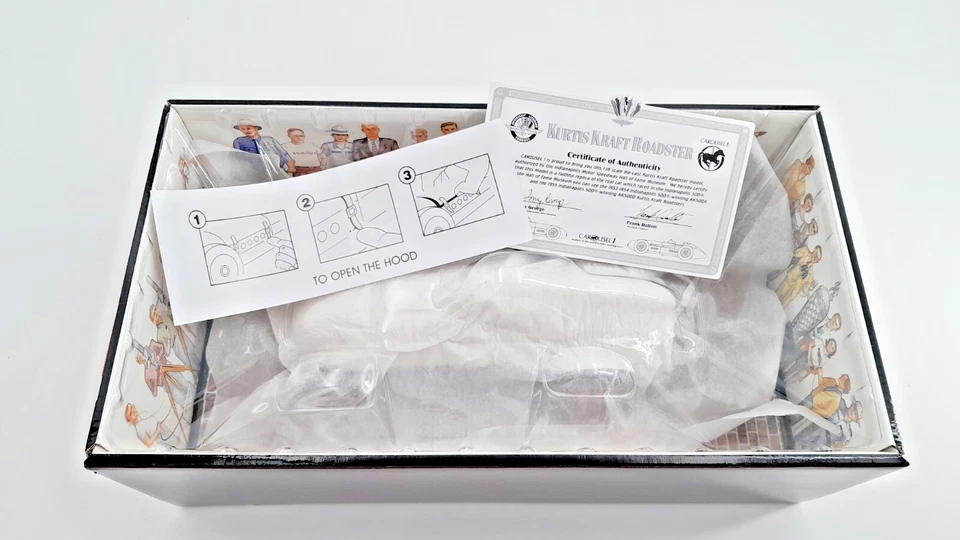 Carousel  1/18 Kurtis Kraft Roadster 1953 #14 winner 500 Indianapolis - Immagine 3 di 4