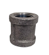 3/4" BLACK STRAIGHT COUPLING fitting pipe npt