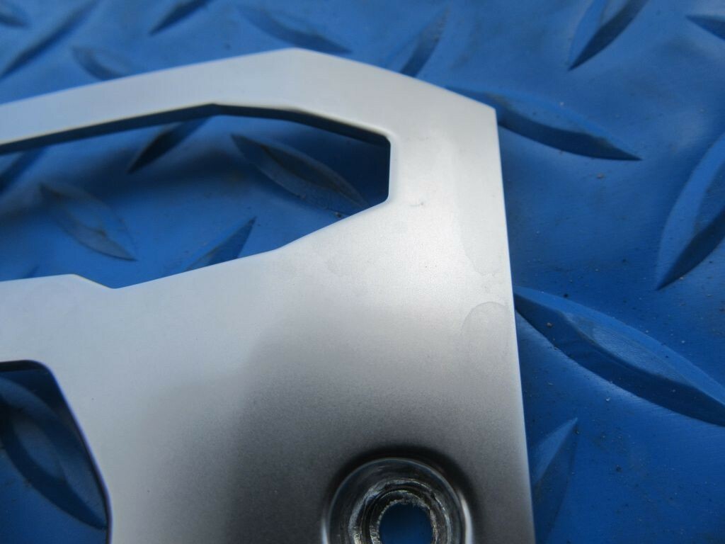 Lamborghini Aventador center console trim plate silver OEM #6779 