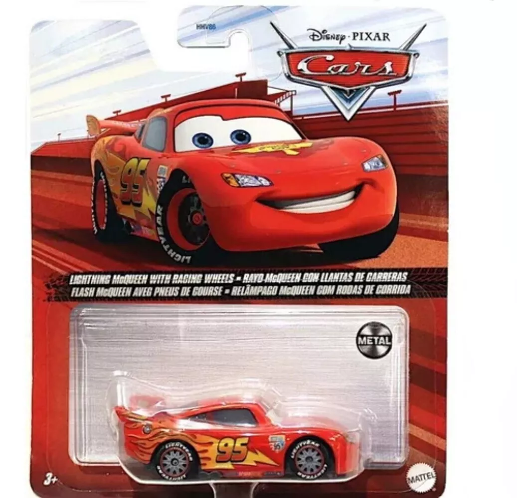 Flash McQueen avec lunette en pneu Figurine Cars Disney/Pixar 