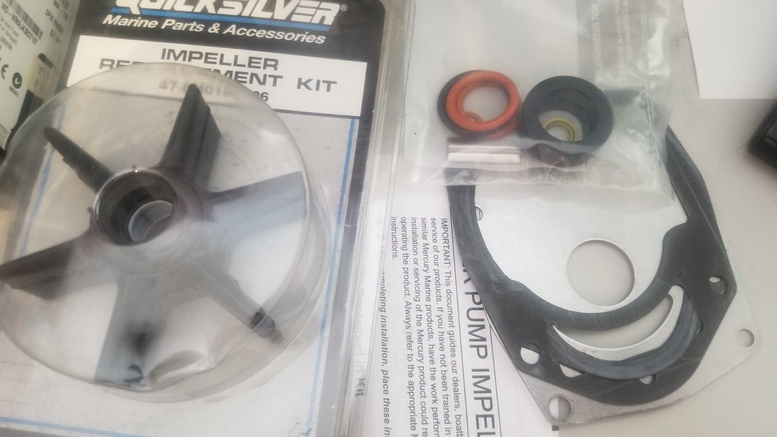 Water Pump Impeller Kit For Mercury 4-Stroke 75 80 90 100 HP - Foto 11