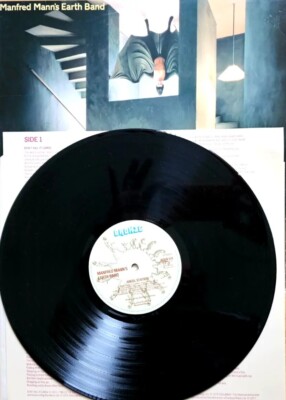 Manfred Mann's Earth Band   Angel Station 1979 LP Album vinyl record Prog rock