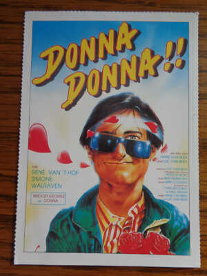 Filmplakatkarte / moviepostercard   Donna Donna !!  Rene van't Hof, S.Walraven