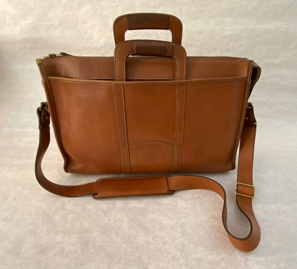 Ghurka Vintage Marley Hodgson Expediter No 34 Brown Leather Briefcase