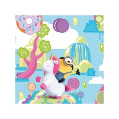 Hochwertiger Jersey Stoff,Baumwolljersey - Minions   Einhorn Agnes  Disney´s 