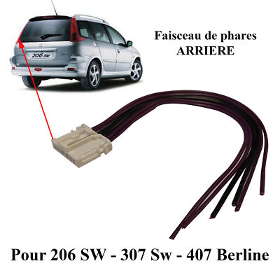 Kit De Réparation Prise Platine / Porte-Lampes Pour Peugeot 206 207 307 308 1007 - Neuf
