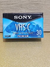 Sony VHS-C Tape 30 Minute Brand New Sealed Premium