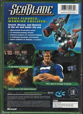 Jeu Sea Blade Pour Xbox - Version PAL, En Très Bon état, Prêt à Jouer