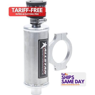Allstar ALL36141, One Natural Aluminum Mini Breather Tank 1.75In Performance Par
