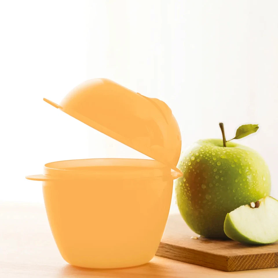 Tupperware Big Apple Apfeldose Apfeldose Apfelbox Pausenbox Äpfelchen to Go - Bild 2 von 2