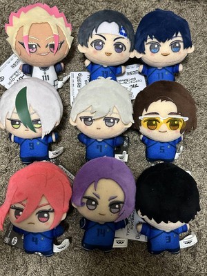 Blue Lock Keychain Mascot Plush Doll Chibigurumi Vol.7 8 Set Of 9 New Banpresto