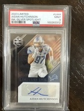 2023 Panini Limited - Limited Ink Aidan Hutchinson #LI-AH Spotlight Silver 