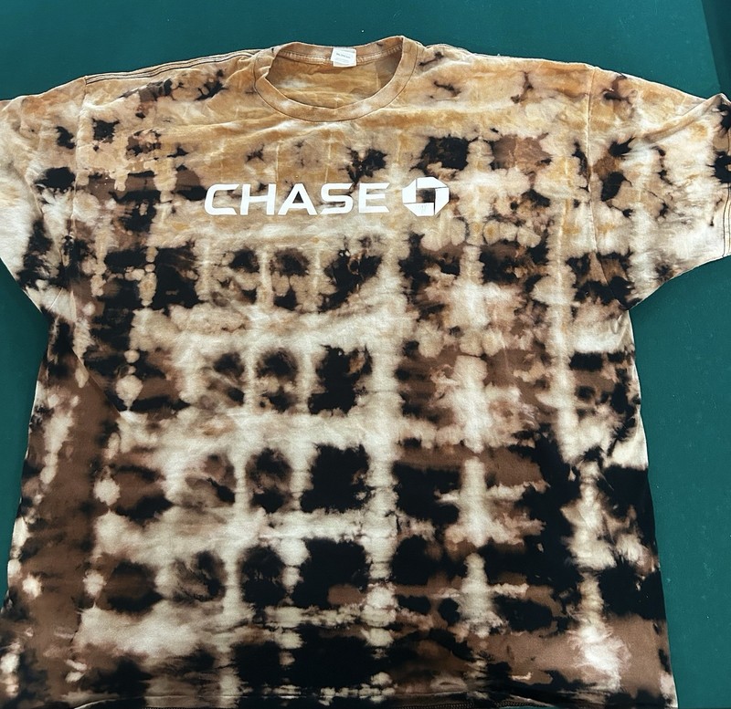 Hanes Men's Big & Tall 3XL Logo Tie-Dye Crewneck Short Sleeve T-Shirt