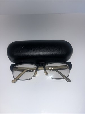 Randy Jackson 1069 Eyeglass Frames | C057 Black/Brown/Gold 55-18-145 | Fast Ship