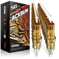 50Pcs 10RL Assorted Tattoo Needles 10 Bugpin 10Pcs each of 3RL, 5RL, 7RL, 9RL,