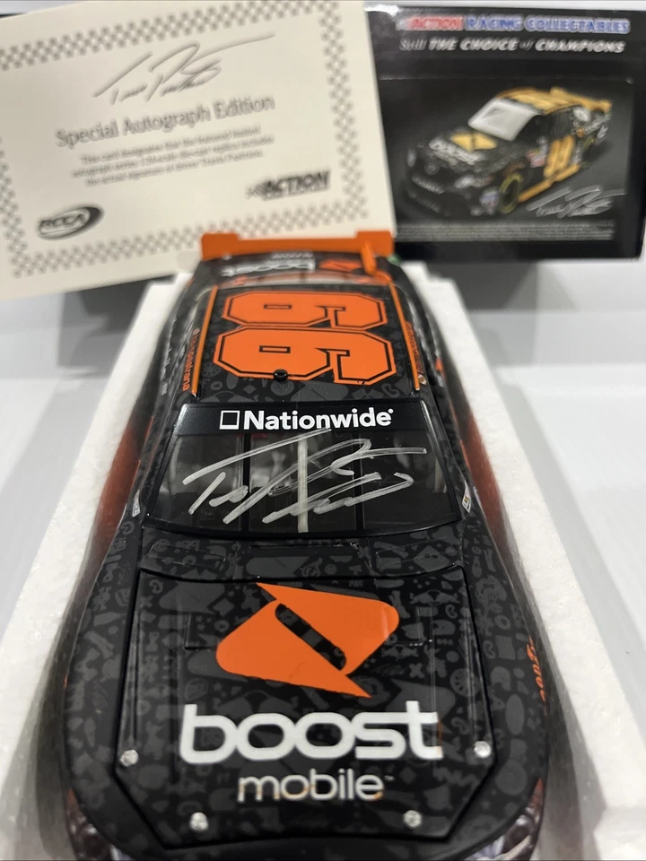 AUTOGRAPHED COA 2012 TRAVIS PASTRANA #99 Boost Mobile NASCAR - Image 2 of 4
