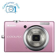 Nikon COOLPIX S570 Digital Camera 12MP 5x Optical Zoom Pink Red-Eye Reduction