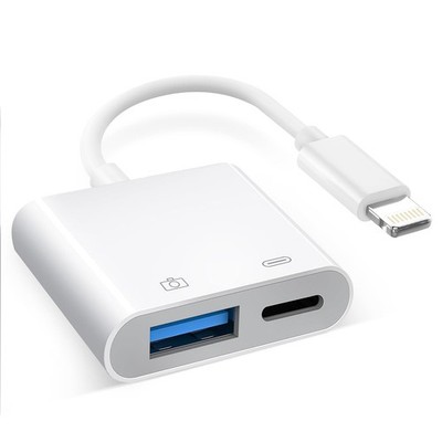 Apple MFi Certified Lightning To USB 3.0 Camera Adapter With Charging Port