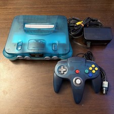 N64 Funtastic Ice Blue (Nintendo 64 N64) Tested - Authentic - Region Free
