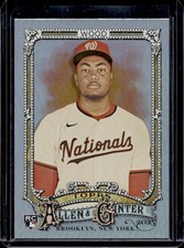 2025 Topps Allen & Ginter James Wood RC Silver Portrait Rookie #101 Nationals