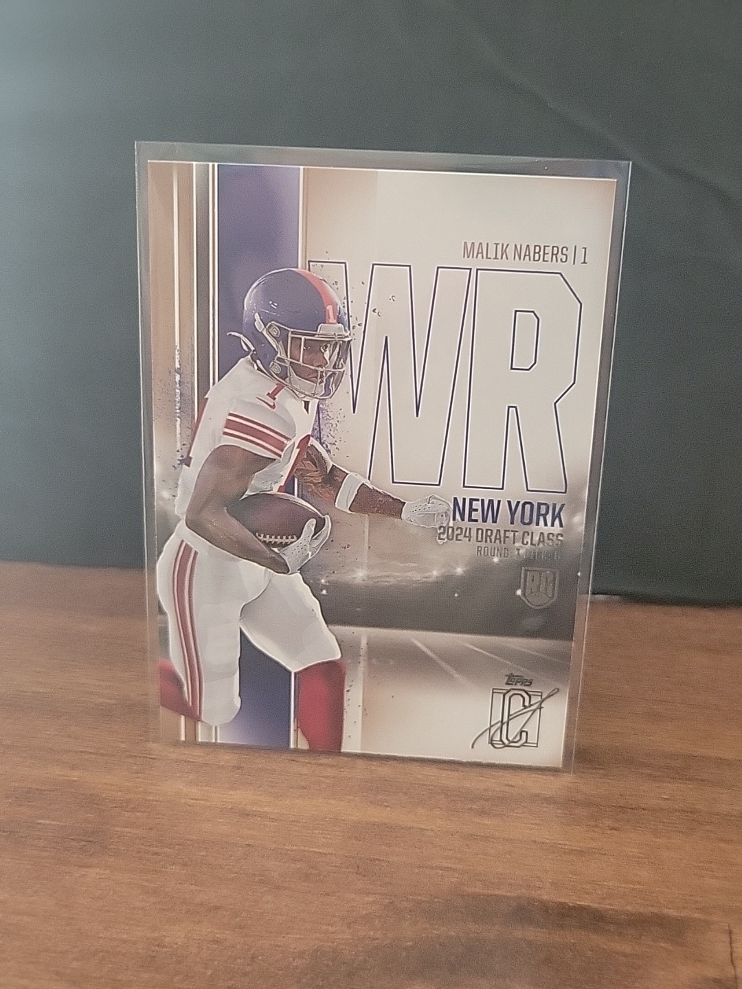 2024 Topps Signature Class - Malik Nabers #159 Bronze Parallel (RC) giants