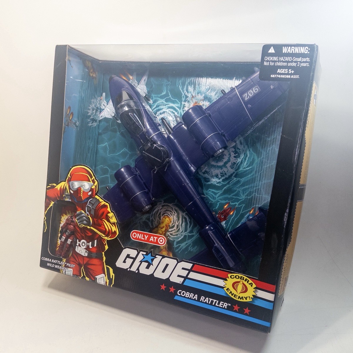 RG 25A/W最新 COBRA SINGLE RYDERS 新品同様5（XL） GI Joe 25th Anniversary Cobra Rattler Wild Weasel Target Exclusive