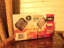SYLVANIA Double Life soft white 100W indoor bulbs 8 pack/sealed 