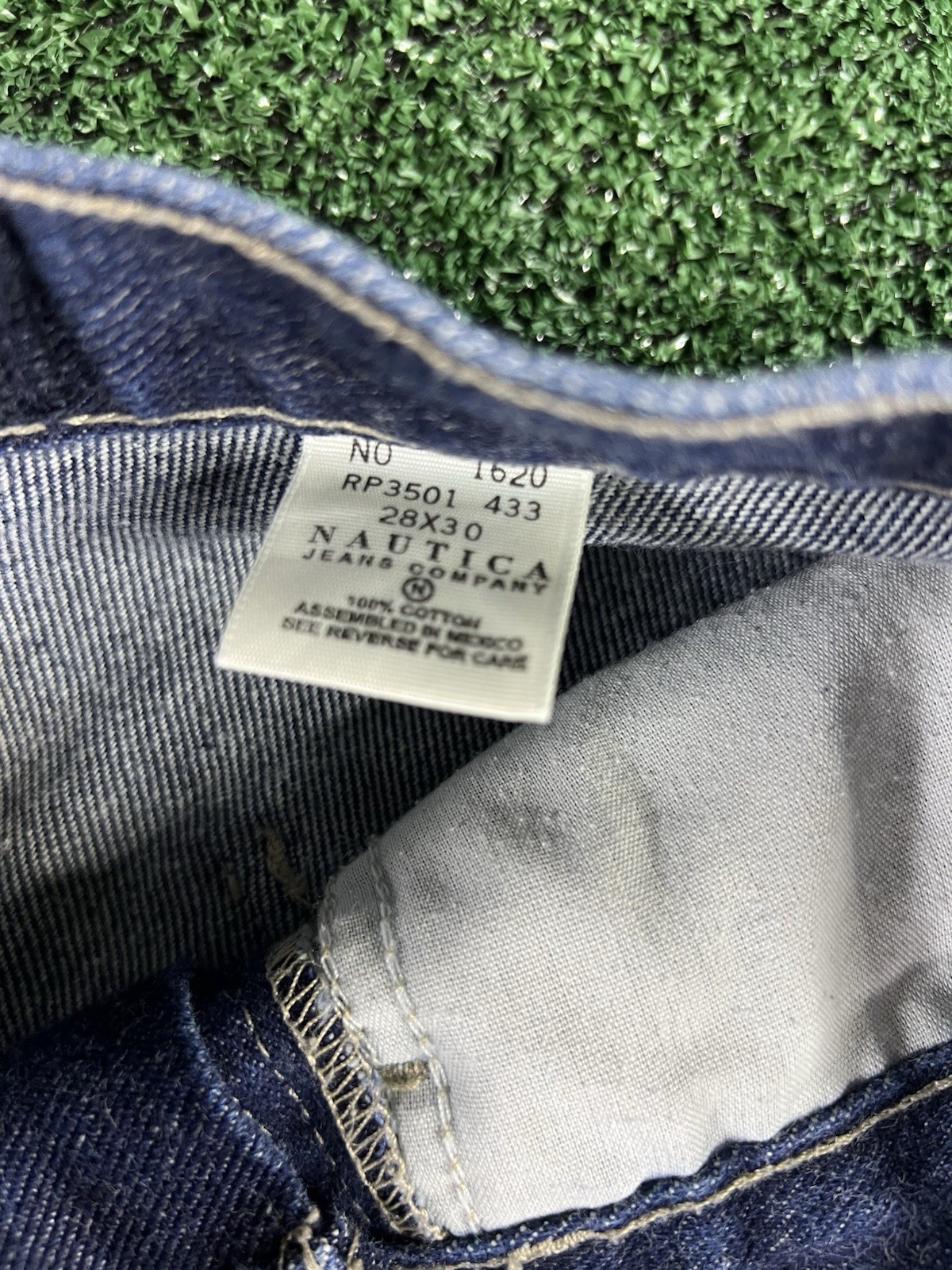 Nautica Regular Fit Dark Blue jeans for men 28x30 image 4
