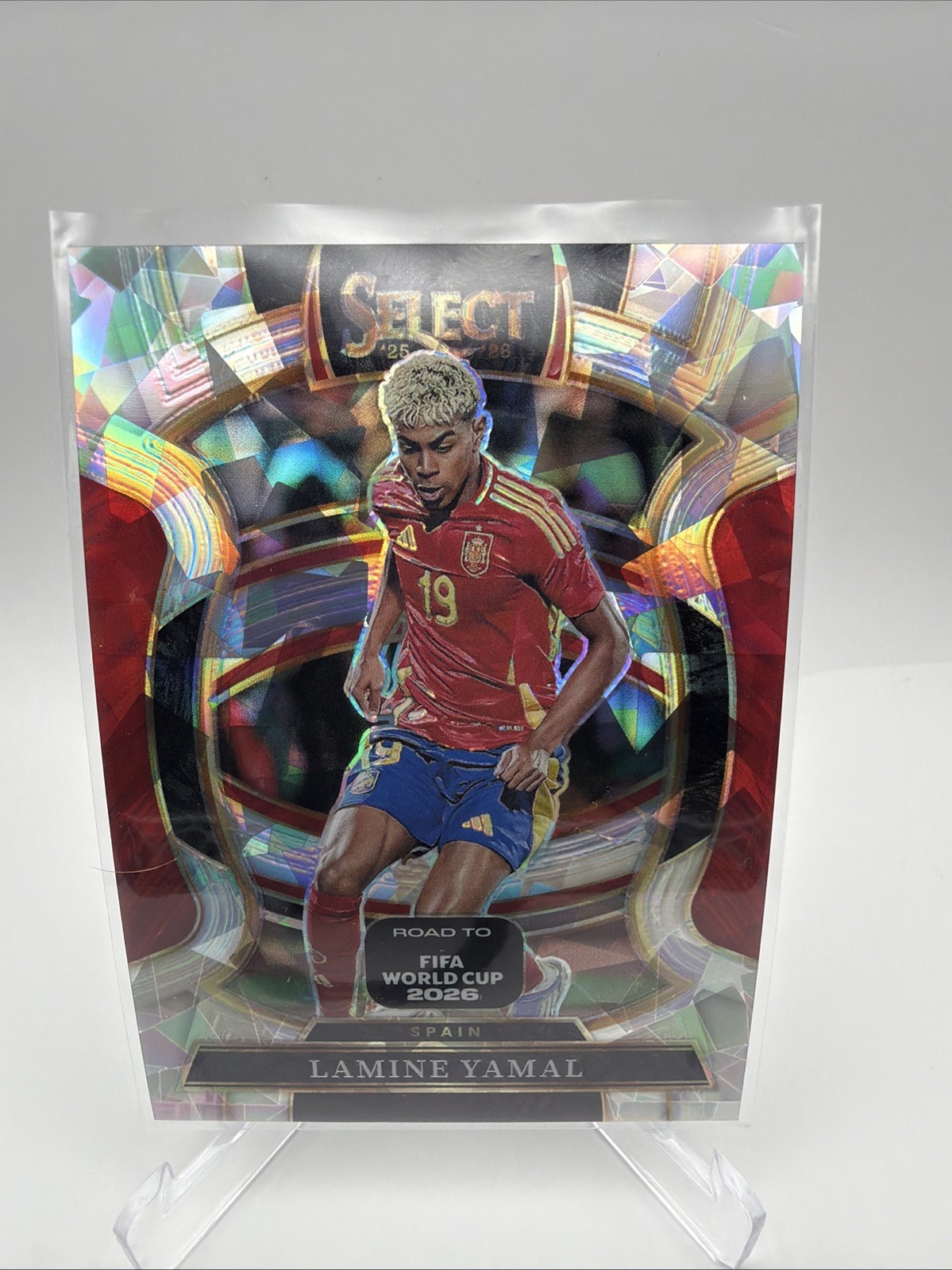 Lamine Yamal 2025 Panini Select Road to FIFA World Cup #68 Ice Terrace