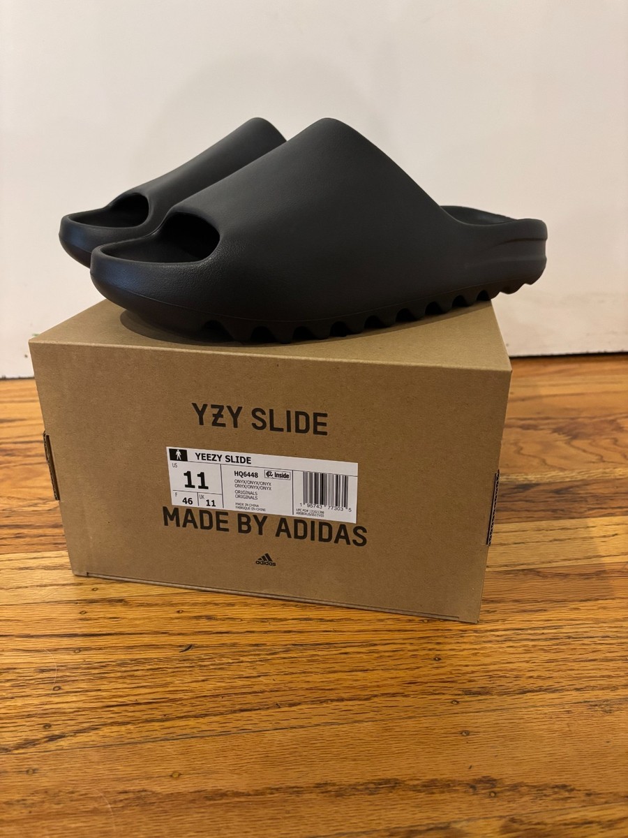 New Adidas Yeezy Slide Onyx - Multiple Sizes - 100% Authentic