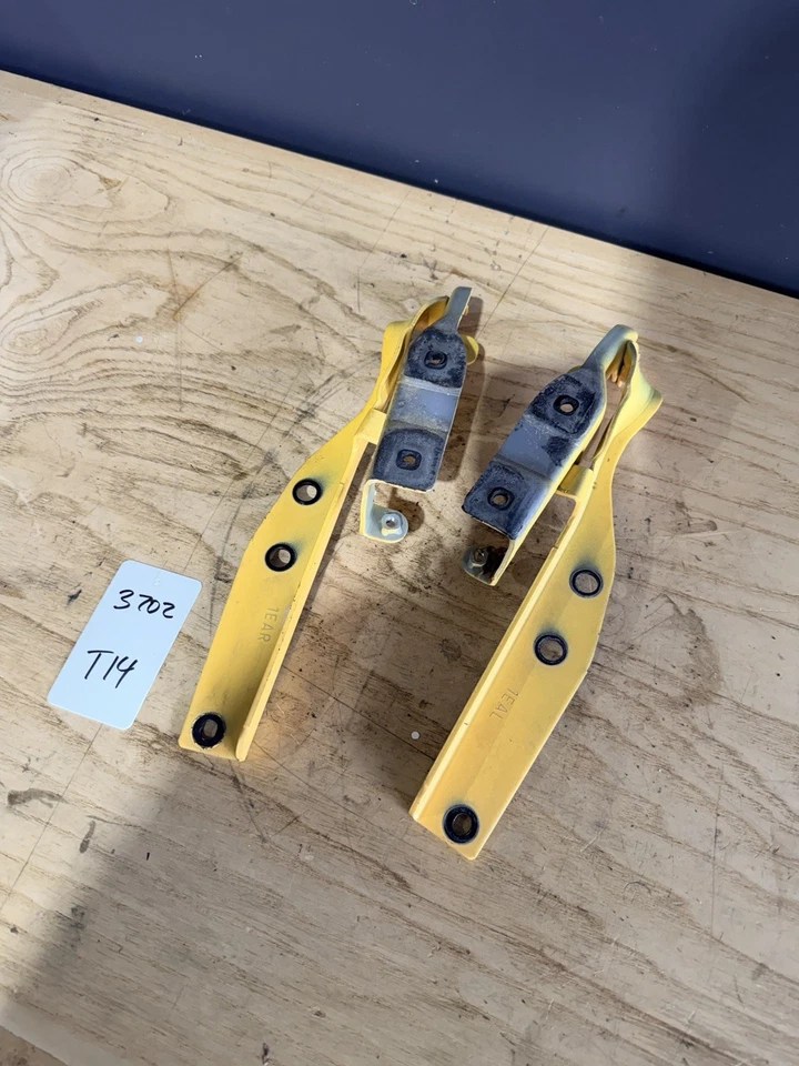 Nissan 370Z 2009-2020 capó izquierdo y derecho bisagras soporte gris OEM Foto 3 de 3