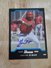 2004 Bowman ERICK AYBAR First Year Autograph #172 Rookie Auto Angels