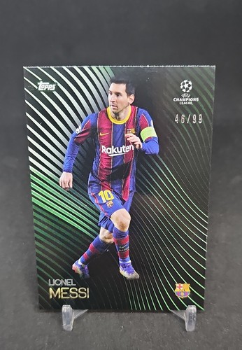2020-21 Topps On Demand UCL Knockout - Lionel Messi Green  39/99