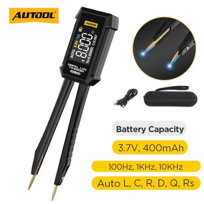LCR ESR Meter Tweezer SMD Circuit Board Transistor inductor Capacitor Tester