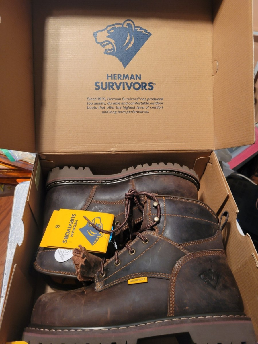 Herman Survivors MNHS40AG001 200g Insulated Steel Toe Leather Work